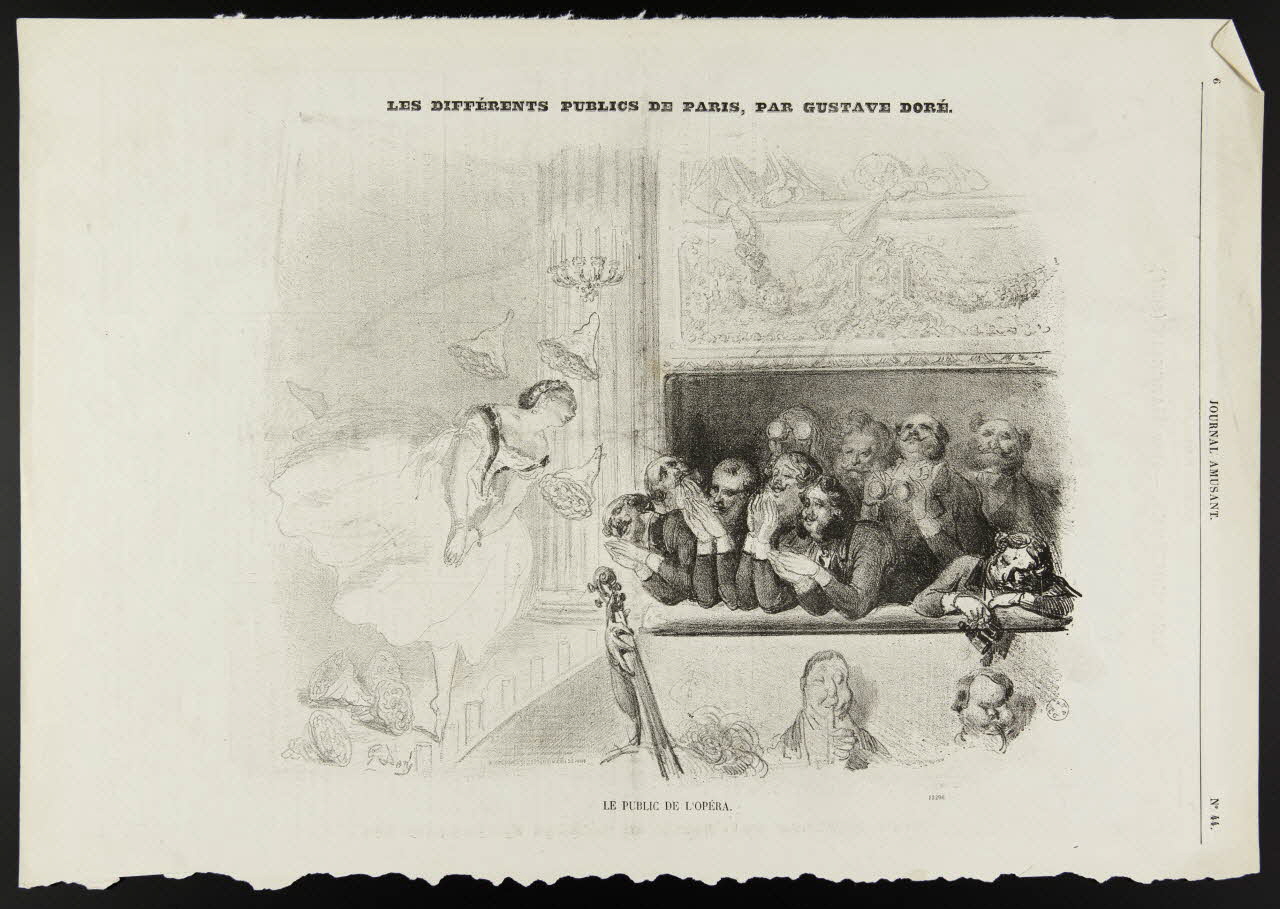 estampe LE PUBLIC DE L'OPERA. 1967.60.88 Photo