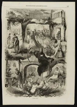 estampe L'enfer à Paris. 1967.60.91 Photo