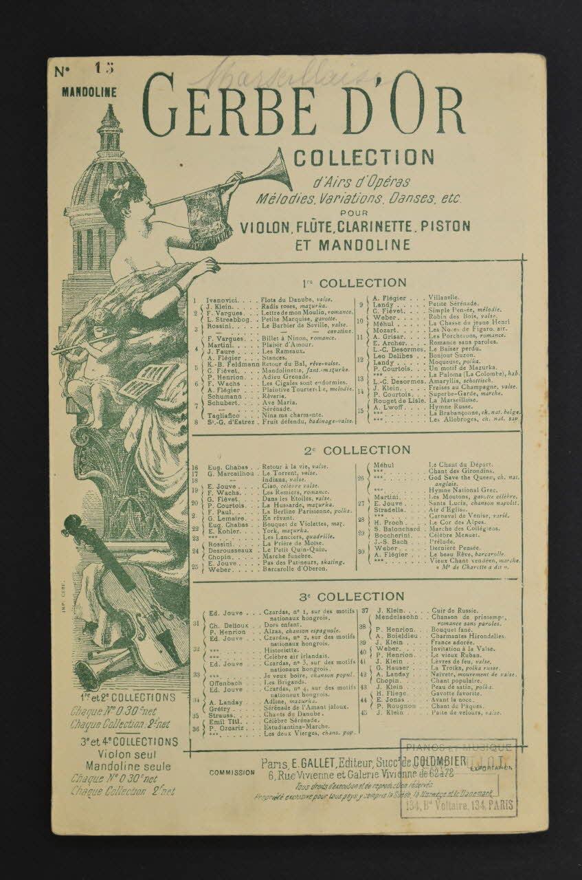 chanson petit format 1966.199.11 Photo Mucem