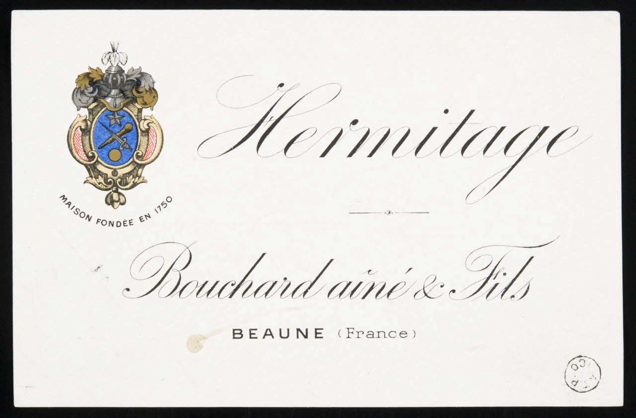 étiquette publicitaire Hermitage 1967.99.23 Photo