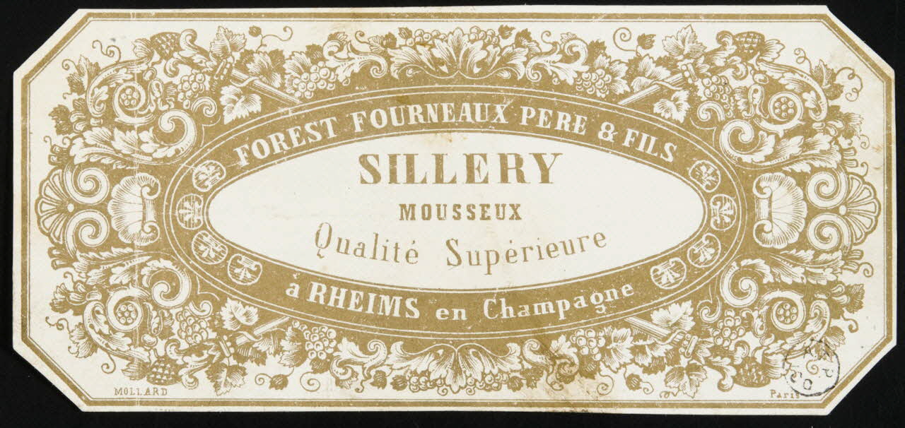 étiquette publicitaire SILLERY  MOUSSEUX 1967.99.27 Photo