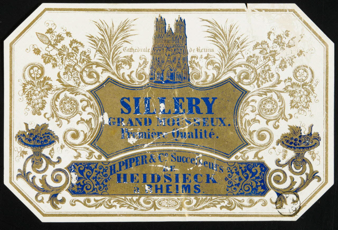 étiquette publicitaire SILLERY  GRAND MOUSSEUX. 1967.99.28 Photo