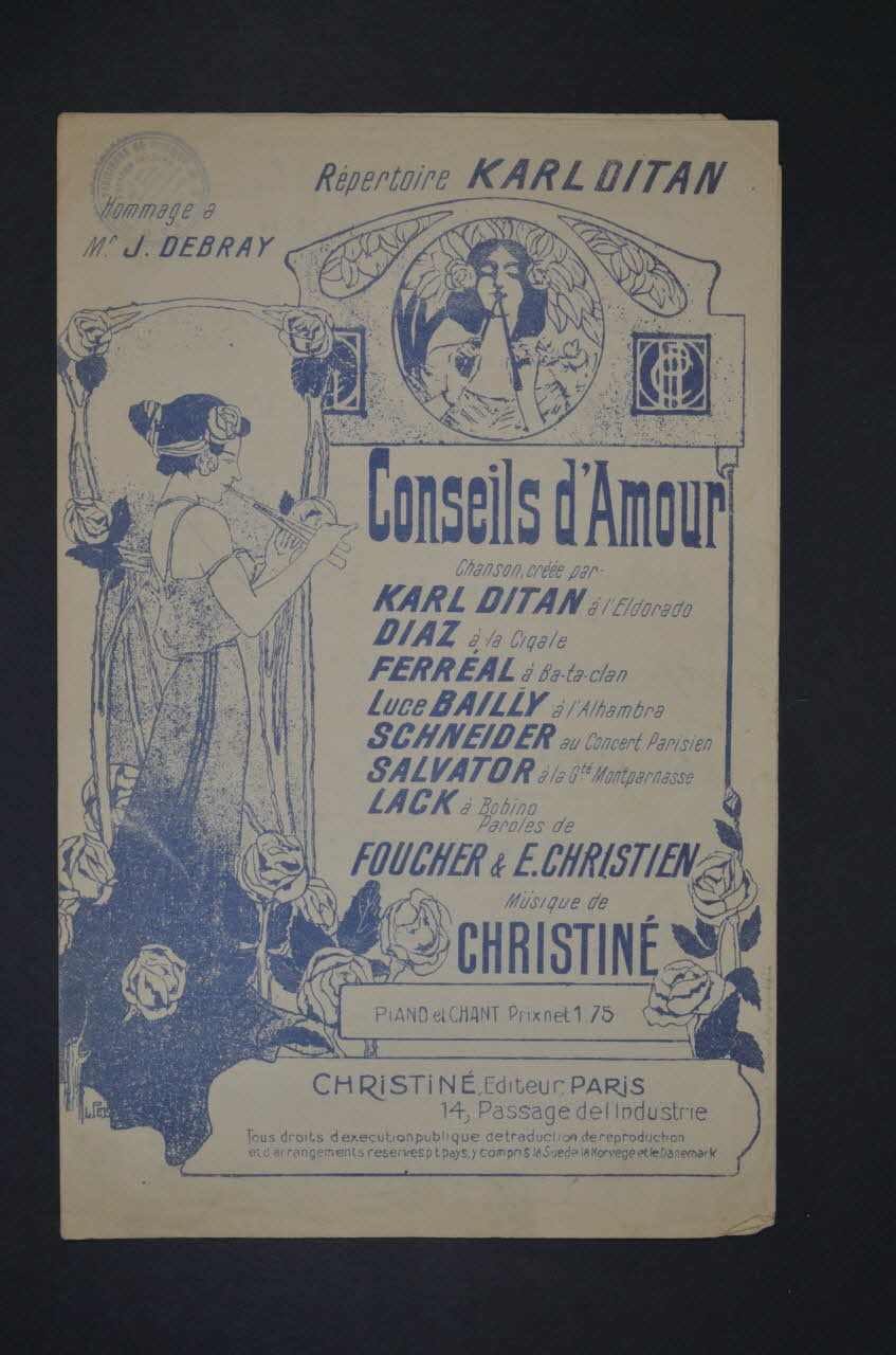 chanson petit format 1966.199.116 Photo Mucem