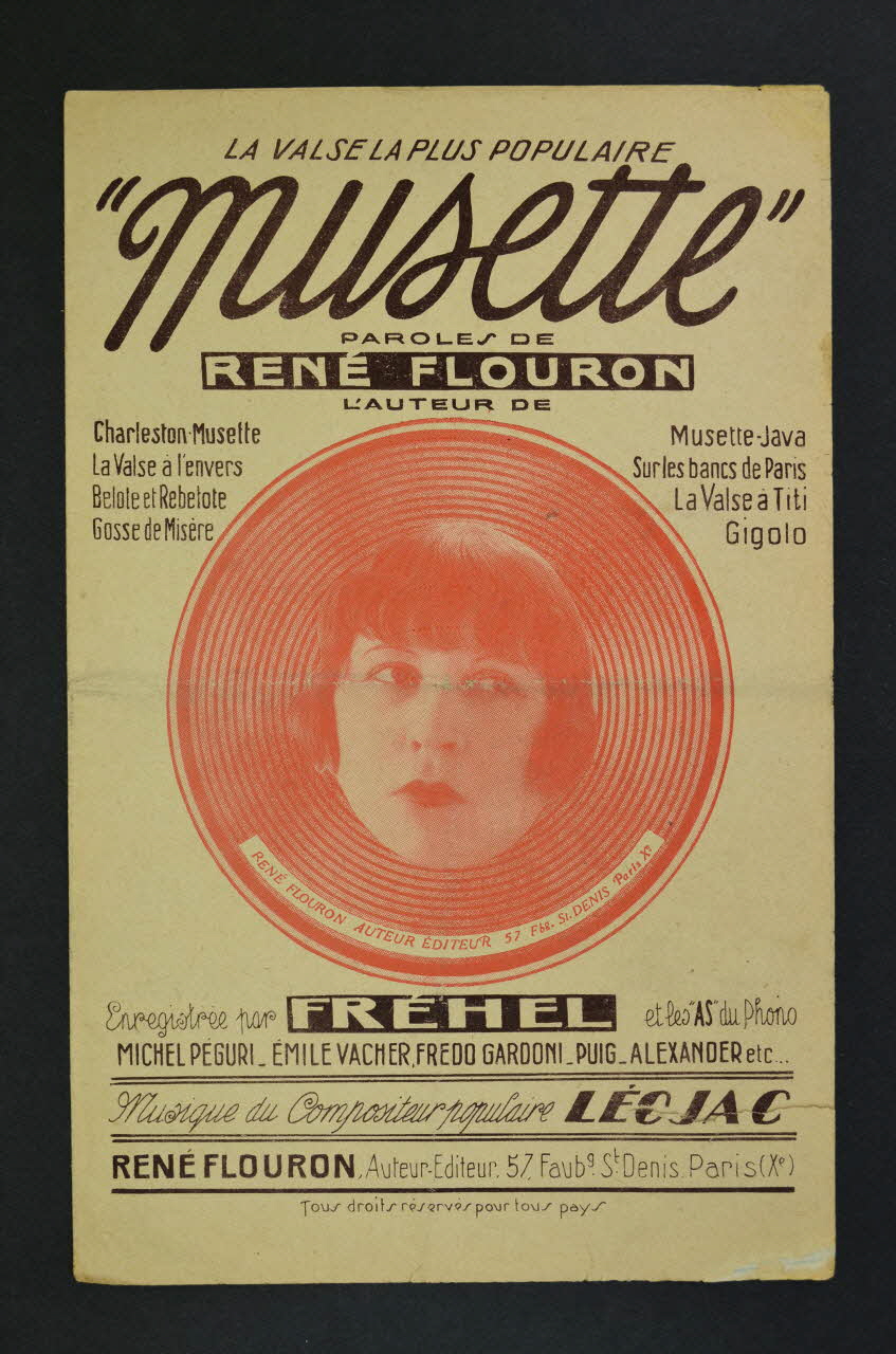 chanson petit format 1966.199.119 Photo Mucem