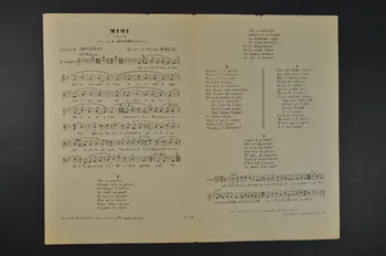 chanson petit format 1966.199.120 Photo Mucem