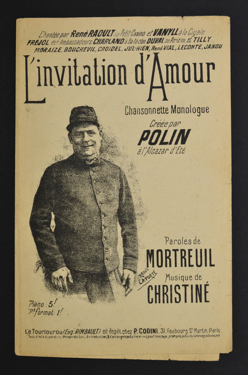 chanson petit format 1965.183.12 Photo Mucem