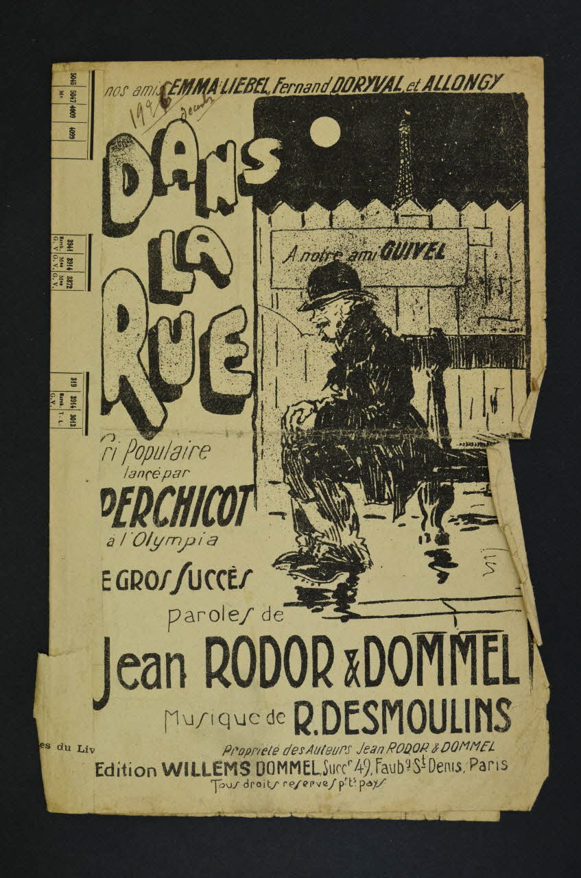 chanson petit format 1965.183.21 Photo Mucem