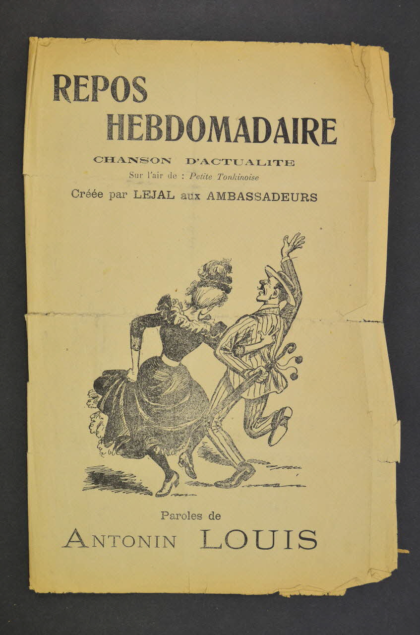 chanson petit format 1966.199.140 Photo Mucem