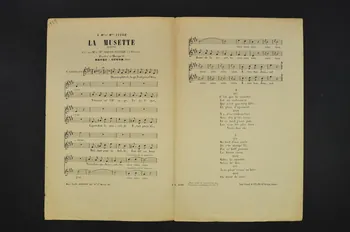 chanson petit format 1965.183.31 Photo Mucem