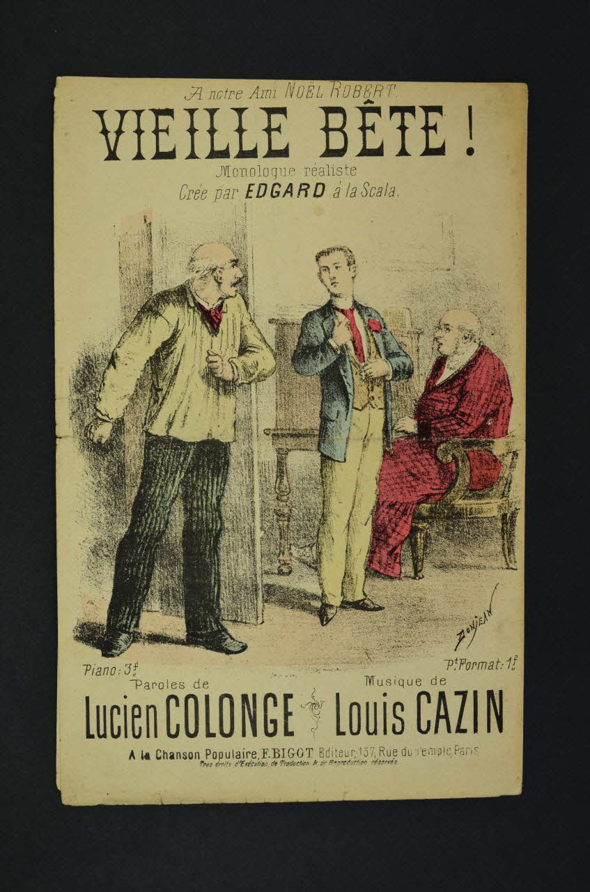 chanson petit format 1965.183.35 Photo Mucem