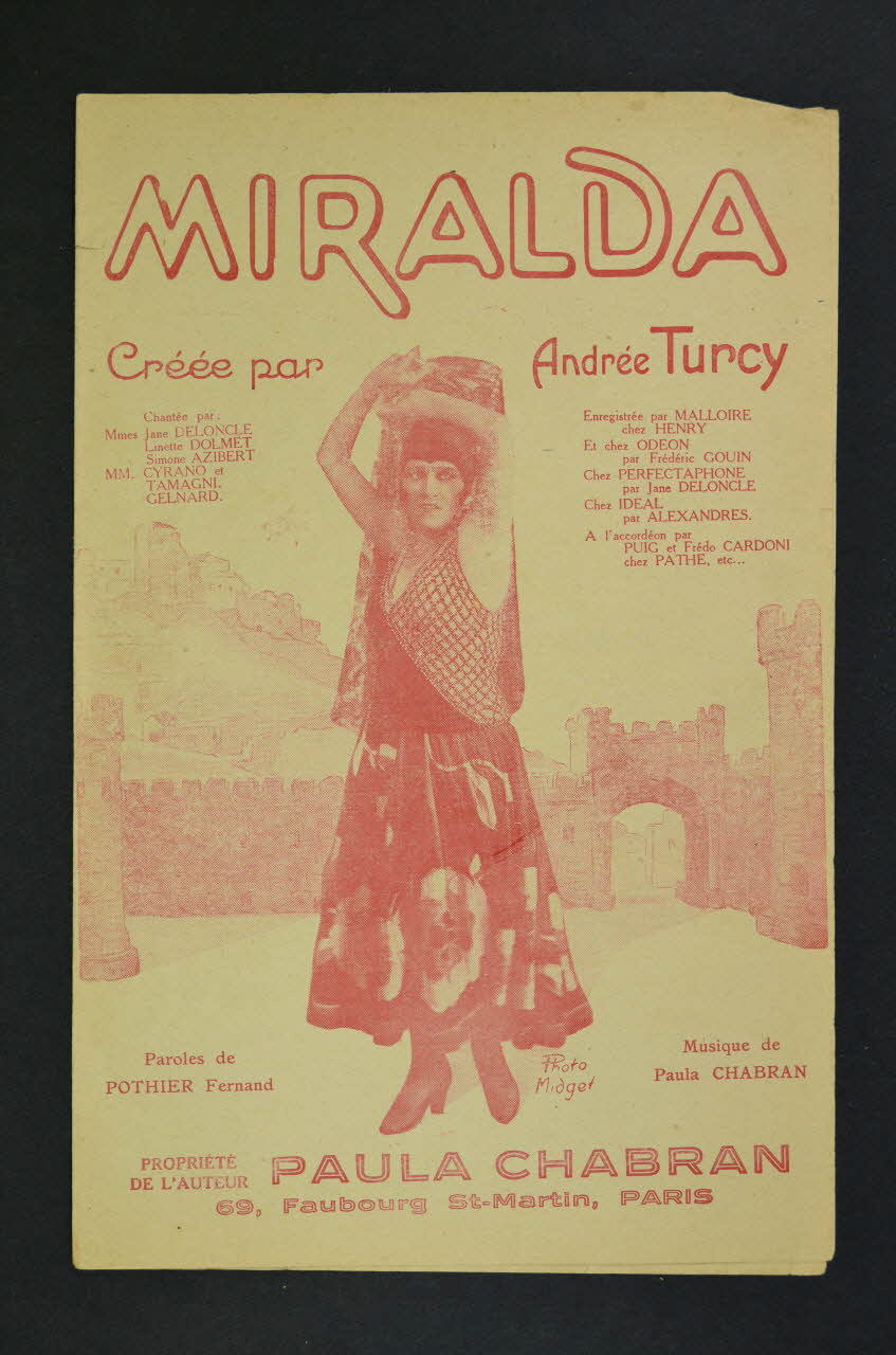 chanson petit format 1965.183.42 Photo Mucem