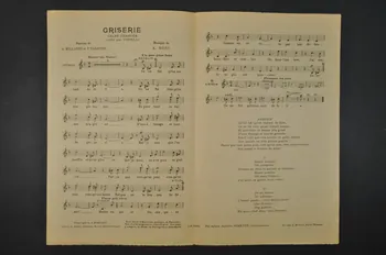 Georges Millandy ; Auguste Bosc ; Pierre Varenne ; Georges Vorelli chanson petit format Île-de-France, France 1927 1965.183.48 Photo Mucem