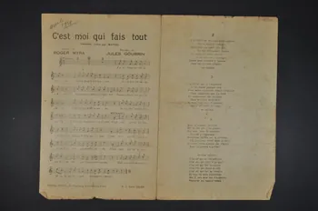 chanson petit format 1965.183.52 Photo Mucem