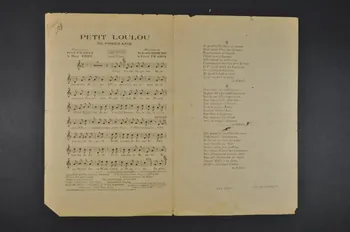 Fred Pearly ; Gaston Gabaroche ; Max Eddy ; Francis F. Salabert chanson petit format Île-de-France, France 1925 1965.183.54 Photo Mucem