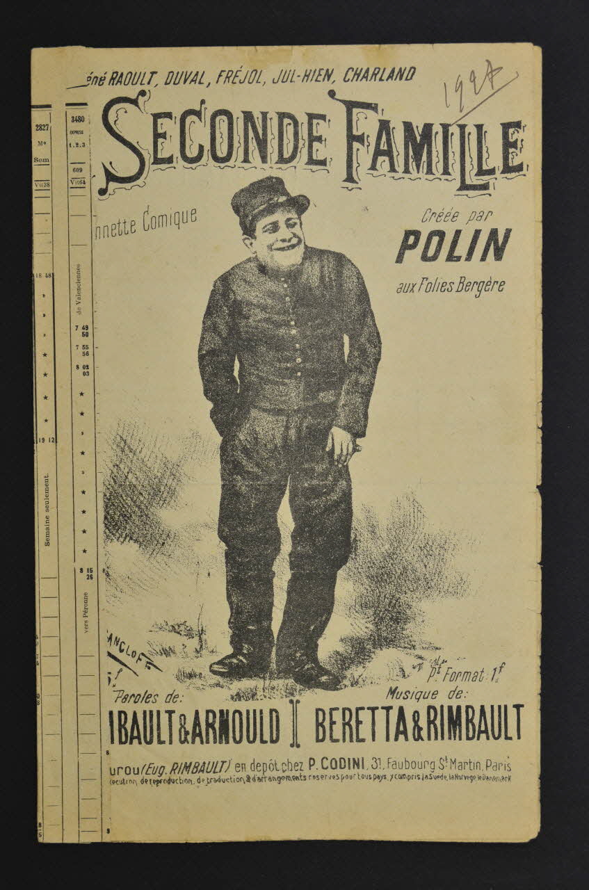 chanson petit format 1965.183.8 Photo Mucem