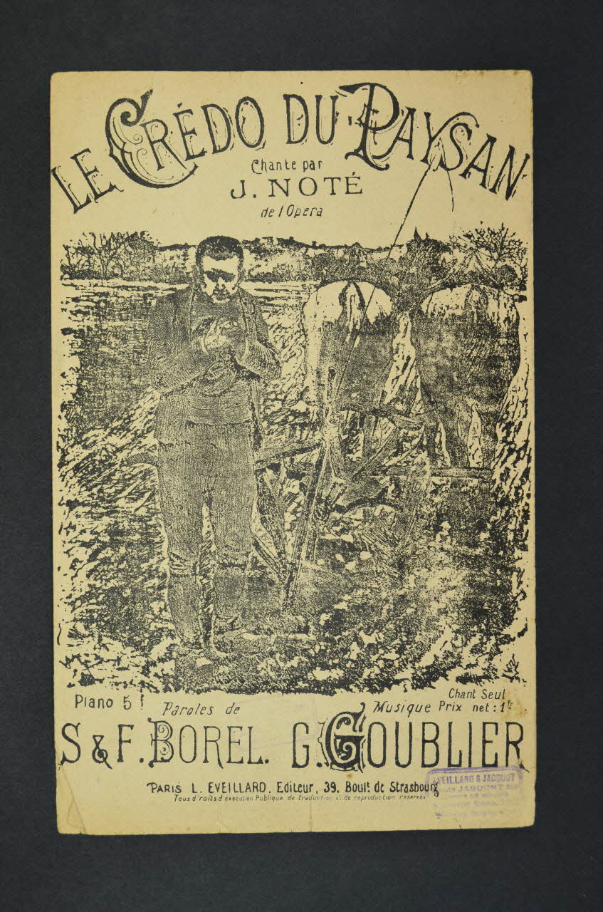 chanson petit format 1965.184.1 Photo Mucem