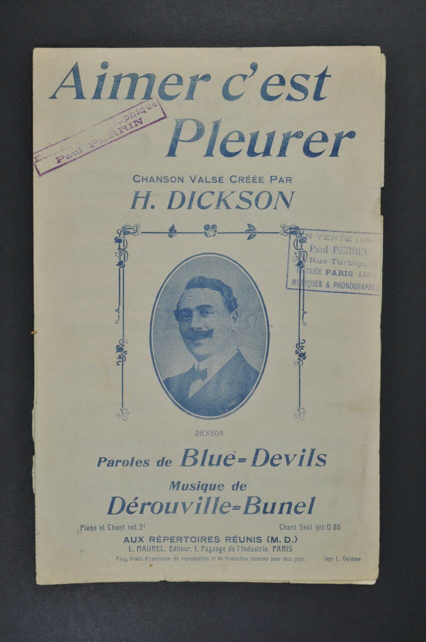 chanson petit format 1966.199.23 Photo Mucem