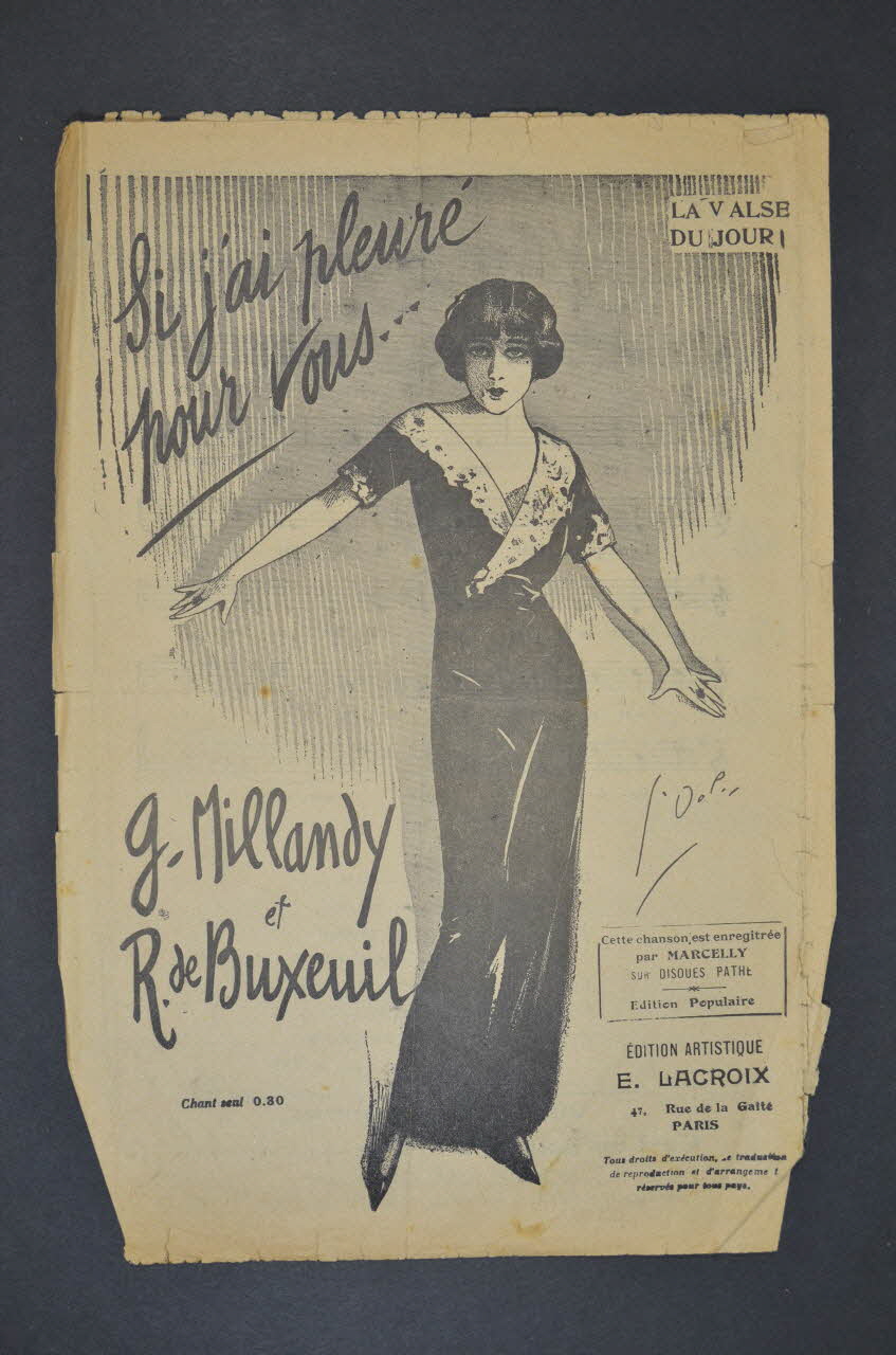 chanson petit format 1965.186.12 Photo Mucem