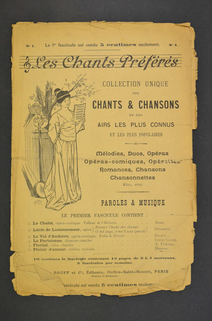 chanson petit format 1966.199.39 Photo Mucem