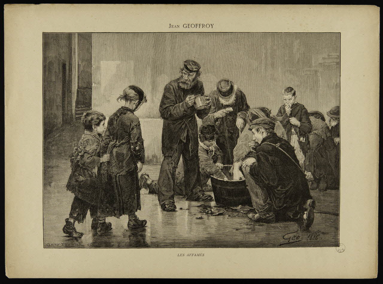 estampe LES AFFAMES 1969.2.12 Photo