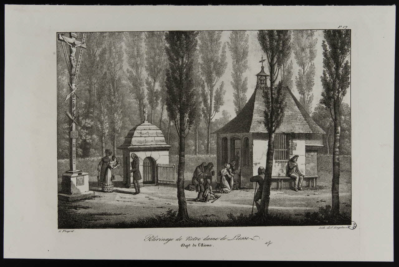 estampe Pélerinage de Notre dame de Liesse. 1969.23.16 Photo
