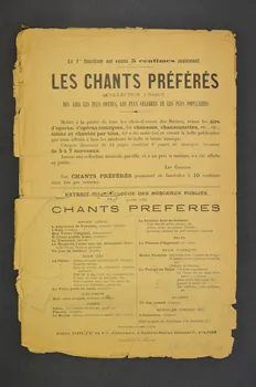 chanson petit format 1966.199.39  Photo Mucem