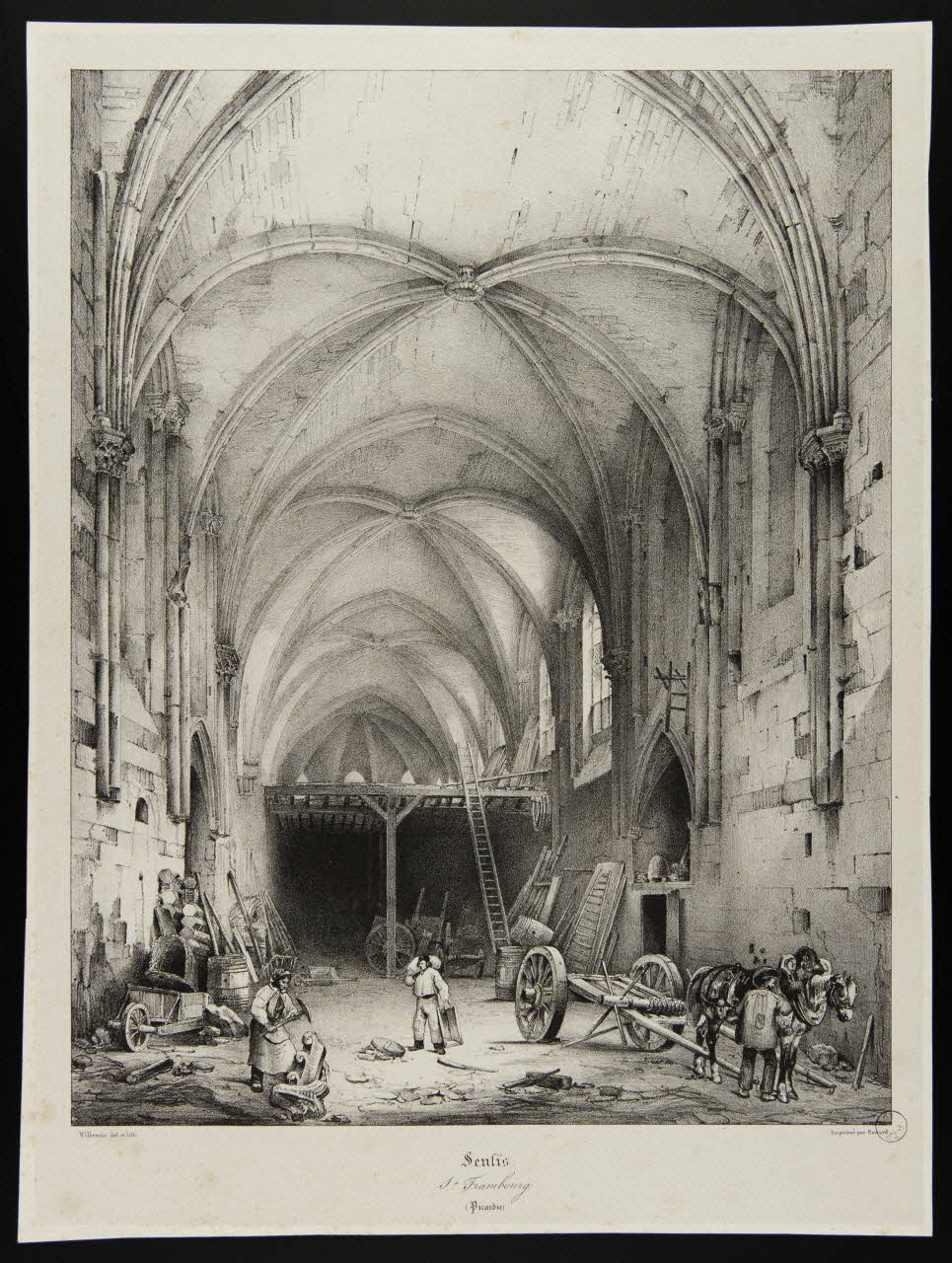 estampe Senlis  St. Frambourg.  (Picardie) 1969.23.8 Photo