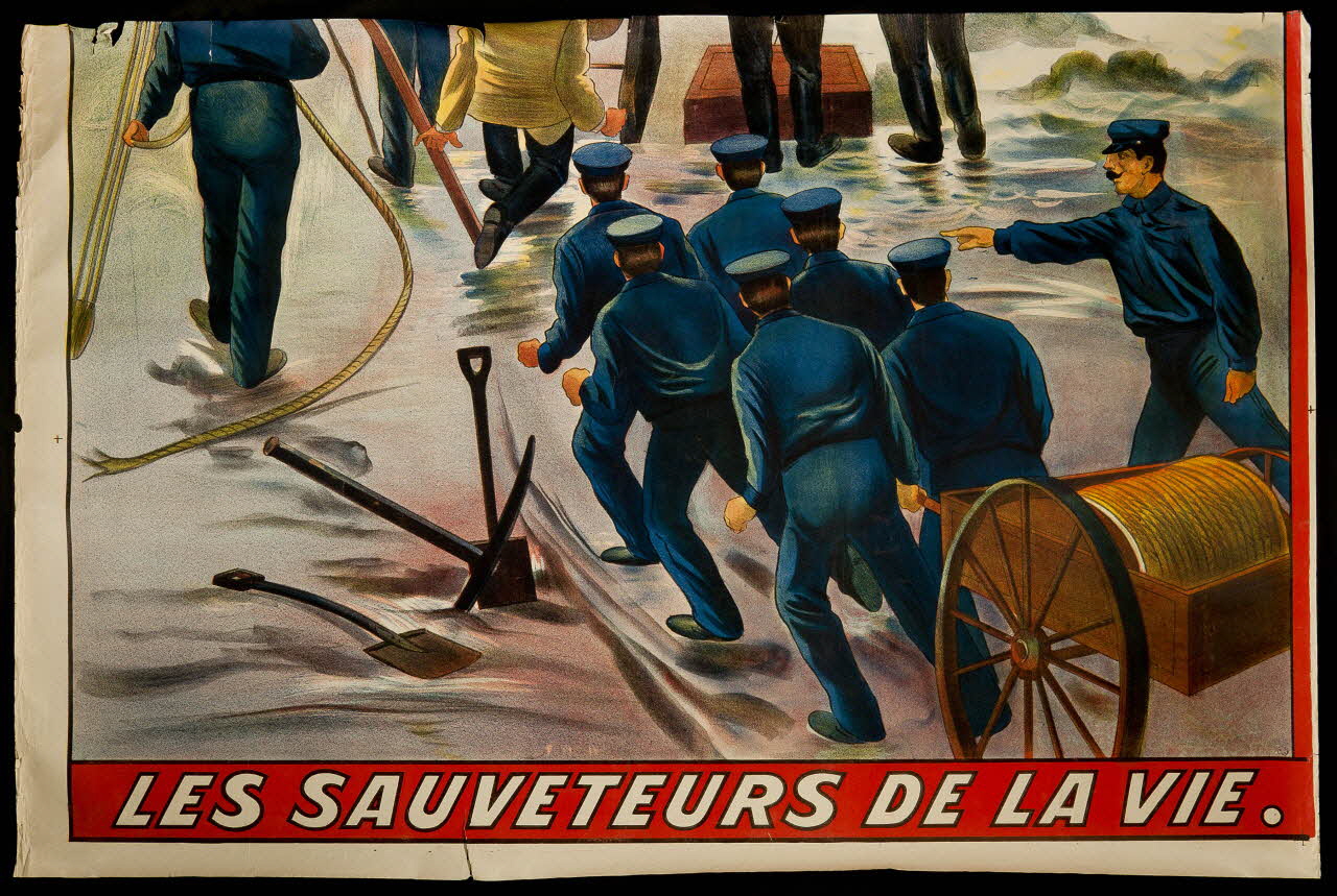 affiche BUFFALO BILL'S  AND CONGRESS OF ROUGH RIDERS OF THE WORLD  LES SAUVETEURS DE LA VIE LES DESTRUCTEURS DE LA VIE (3e partie) 1969.31.21.3 Photo