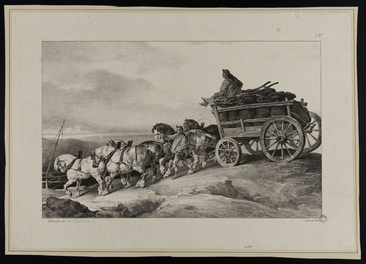 estampe Charrette 1969.32.8 Photo