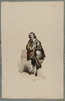 estampe LE JOURNALISTE  (1660). 1969.36.10  Photo