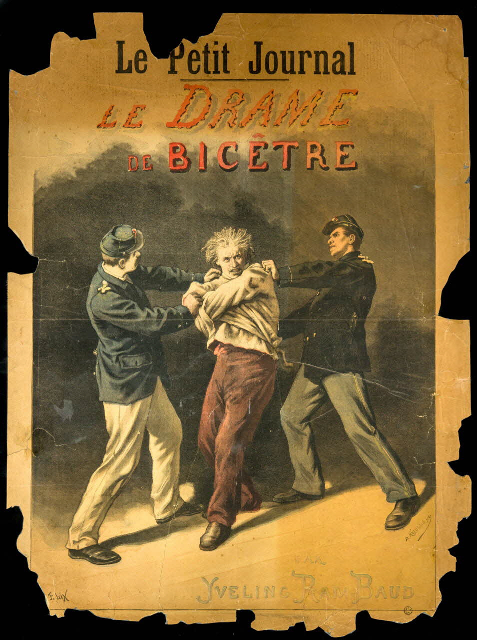 estampe Le Petit Journal  LE DRAME  DE BICÊTRE 1969.36.100 Photo