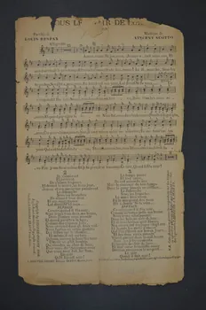 Louis Despax ; Vincent Scotto ; Courvil-Coste ; Jean Flor ; Giselle ; Suzanne Chevalier ; Digoudé-Diodet; chanson petit format Île-de-France, France 1909 1966.199.40 Photo Mucem