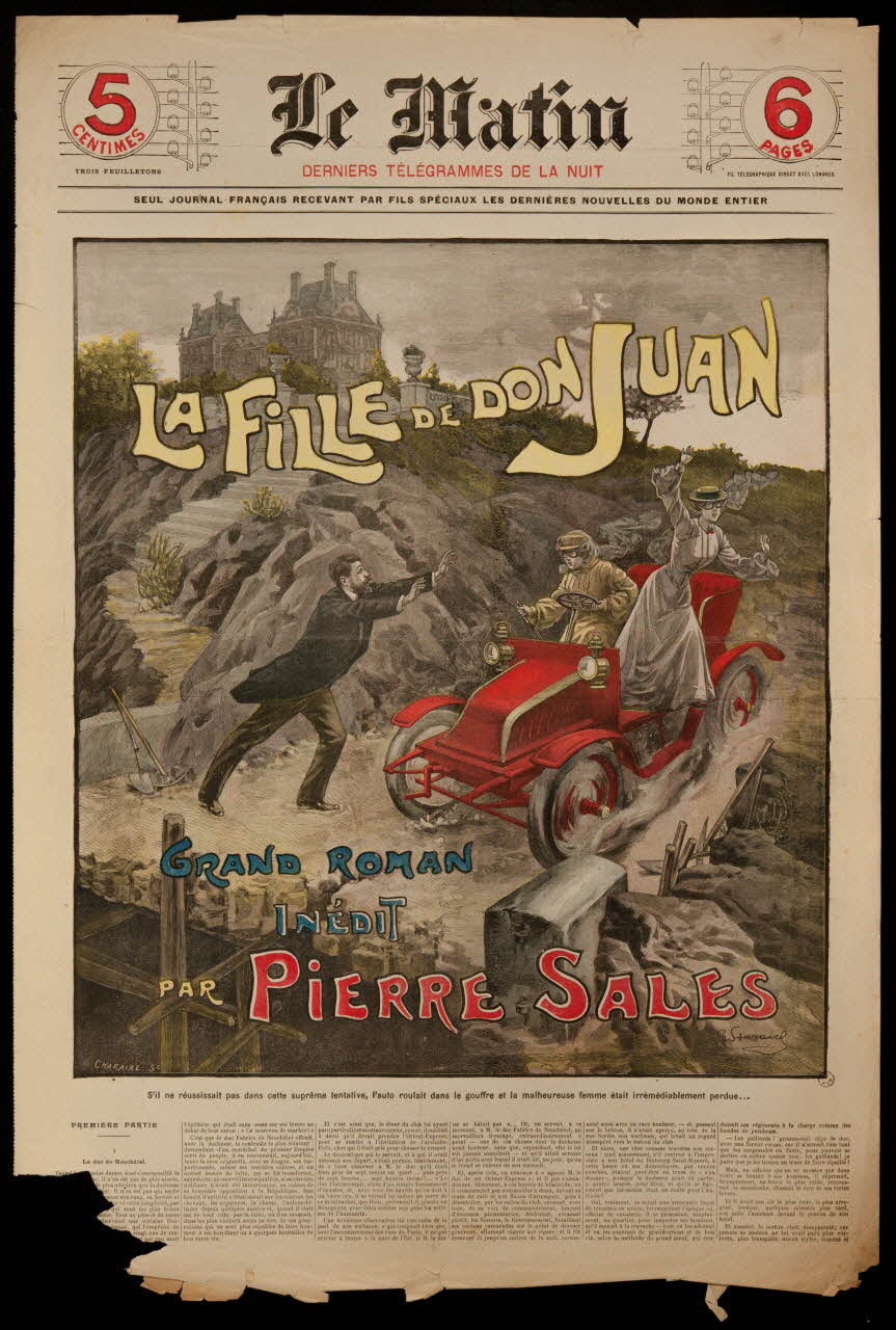 estampe Le Matin  DERNIERS TELEGRAMMES DE LA NUIT  LA FILLE DE DON JUAN 1969.36.108 Photo