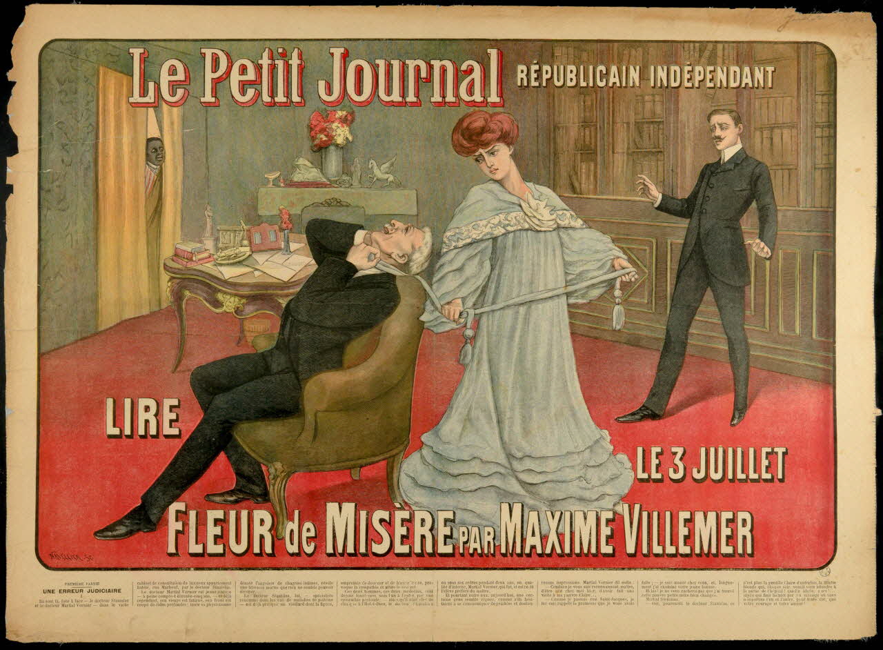 estampe Le Petit Journal REPUBLICAIN INDEPENDANT  FLEUR de MISERE 1969.36.111 Photo