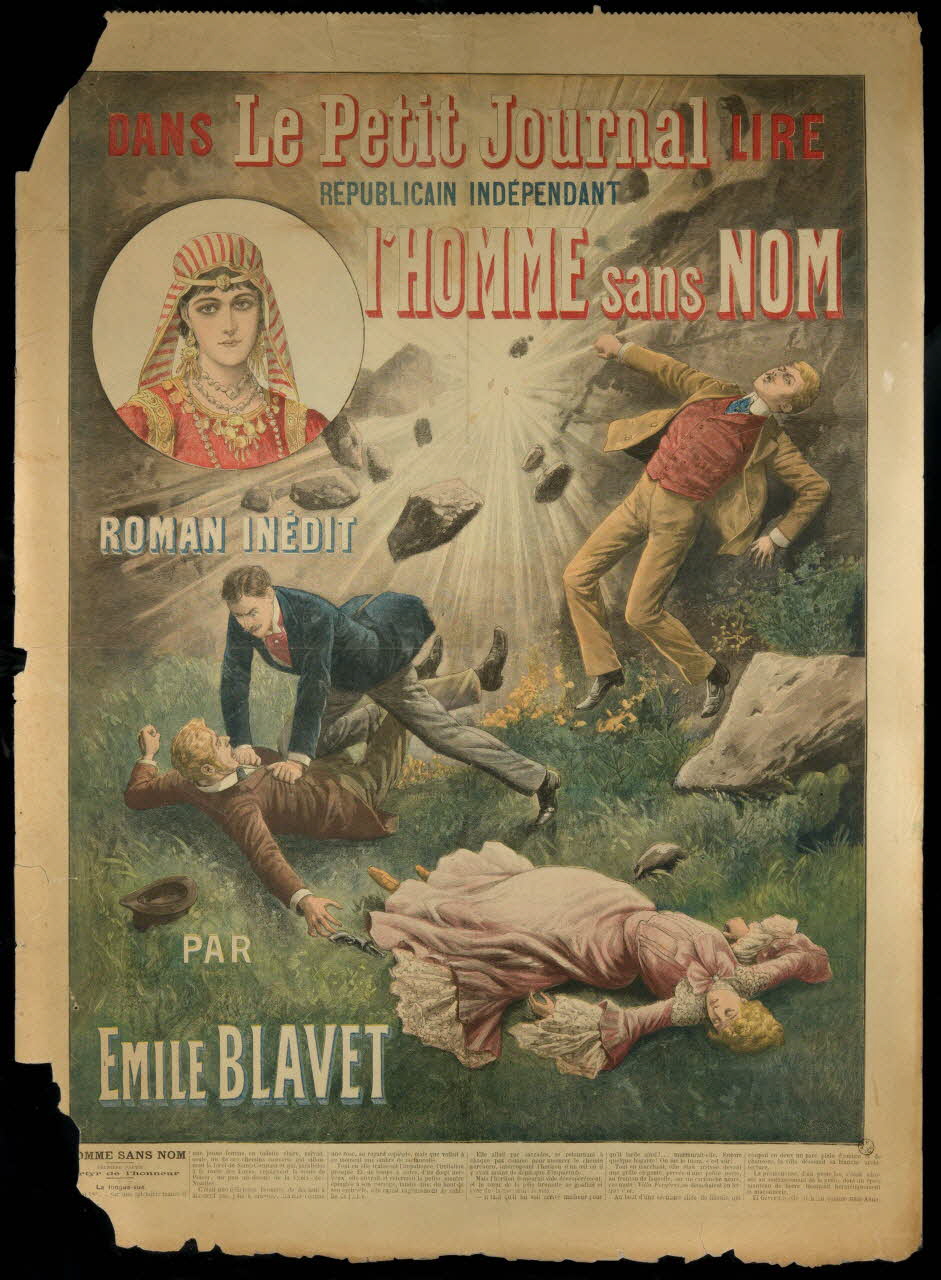 estampe Le Petit Journal  REPUBLICAIN INDEPENDANT  L'HOMME sans NOM 1969.36.113 Photo