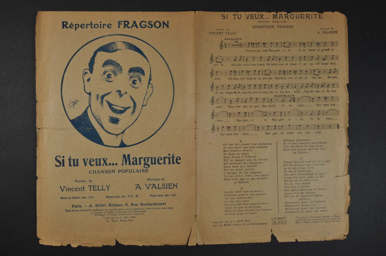 chanson petit format 1965.186.2 Photo Mucem