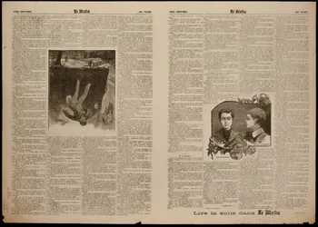 estampe Le Matin  DERNIERS TELEGRAMMES DE LA NUIT  LA MERE  COUPE TOUJOURS 1969.36.123  Photo