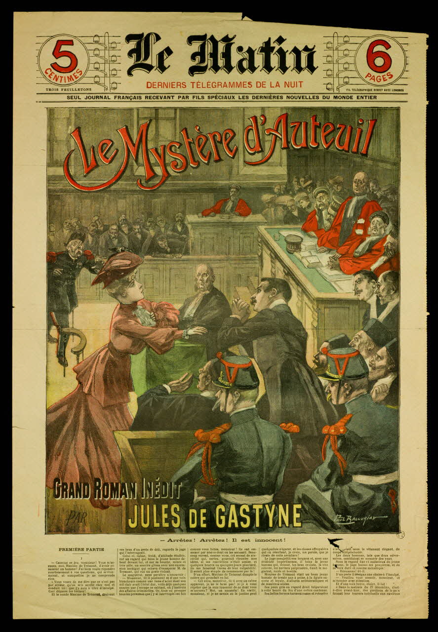 estampe Le Matin  Le Mystère d'Auteuil 1969.36.125 Photo