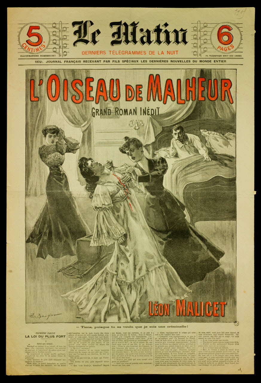 estampe Le Matin  L'OISEAU DE MALHEUR 1969.36.127 Photo