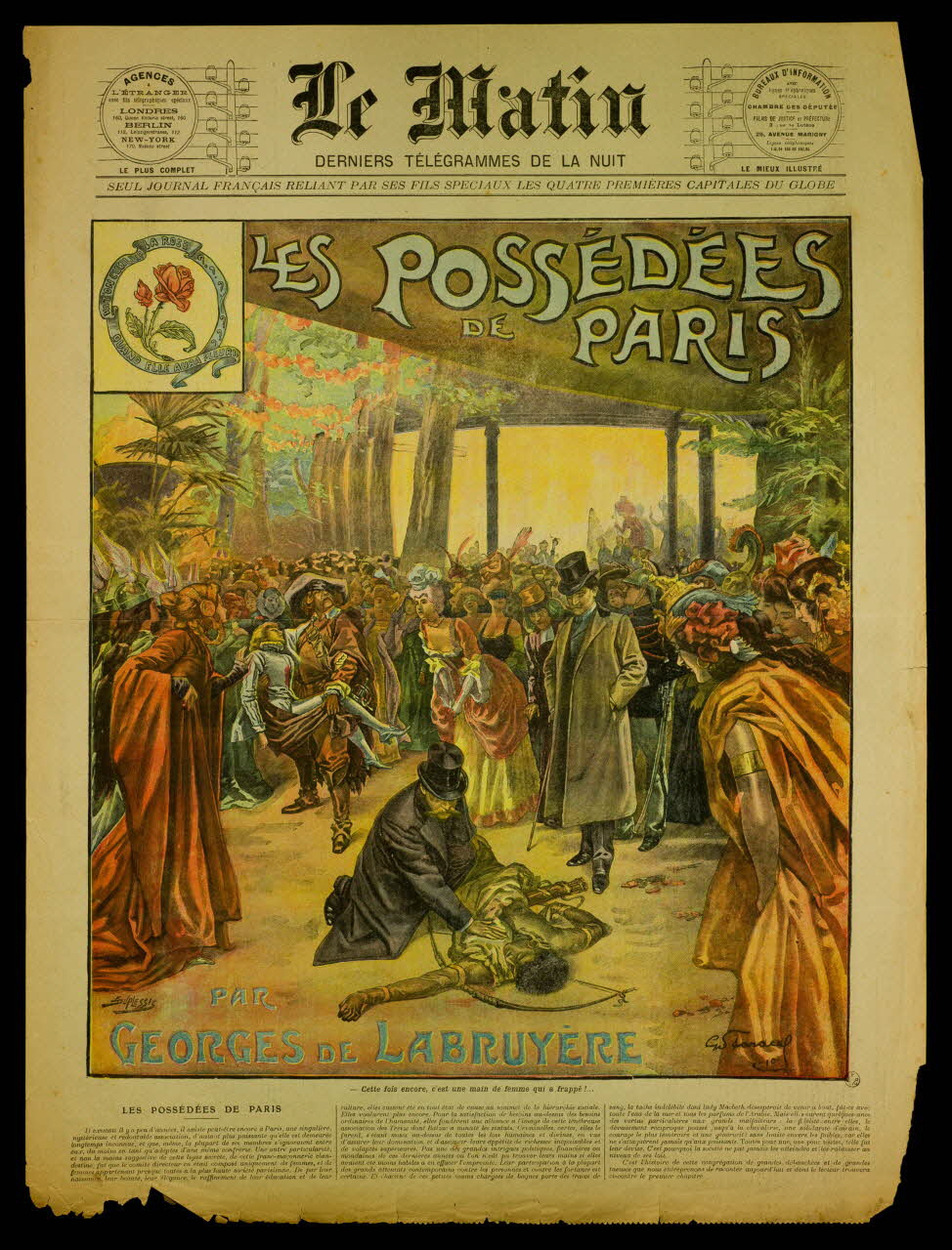 estampe LES POSSEDEES DE PARIS 1969.36.131 Photo
