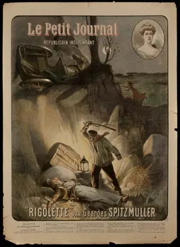 estampe Le Petit Journal  REPUBLICAIN INDEPENDANT  "RIGOLETTE" PAR Georges SPITZMULLER 1969.36.133 Photo