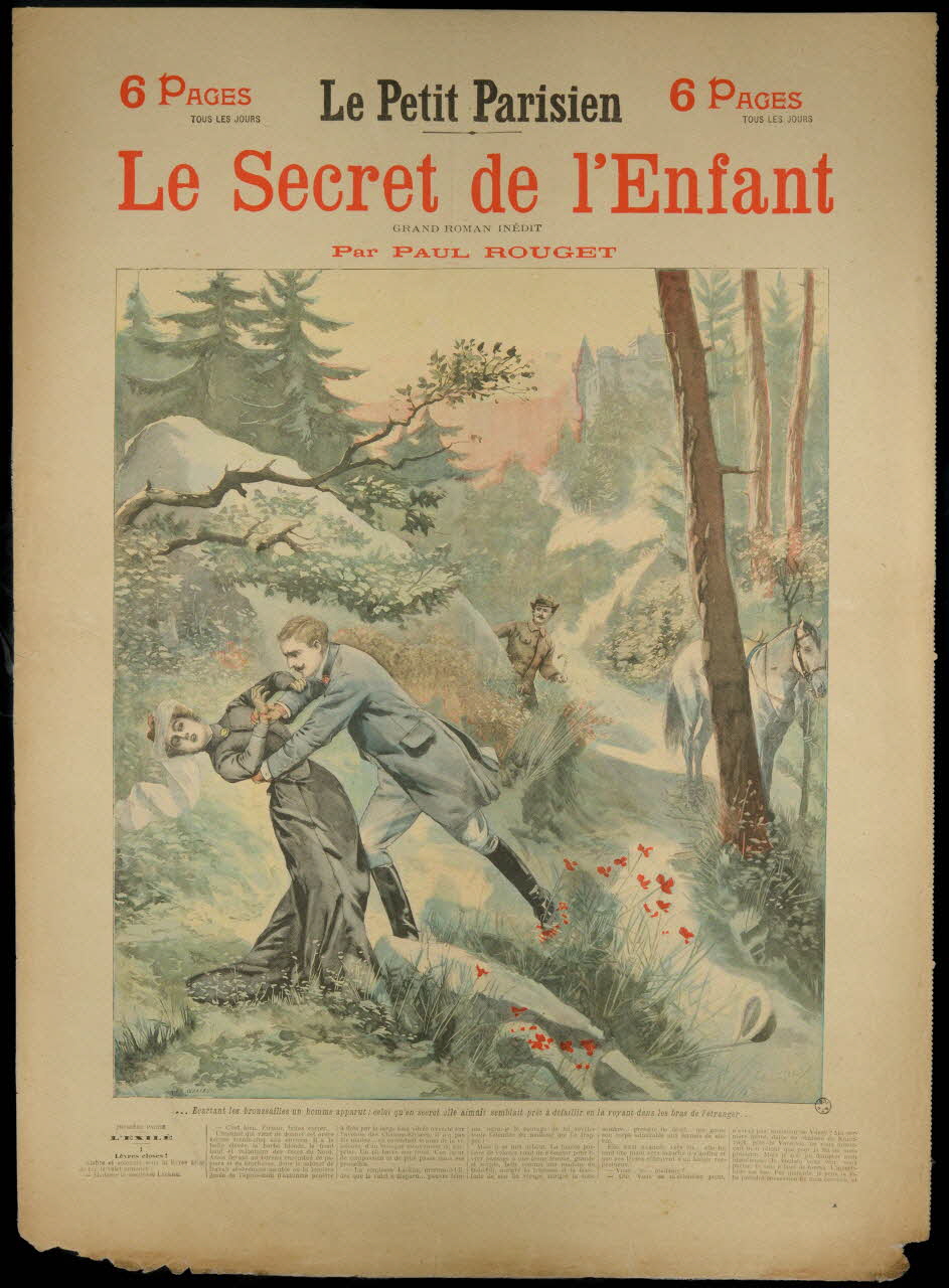estampe Le Petit Parisien  Le Secret de l'Enfant 1969.36.136 Photo