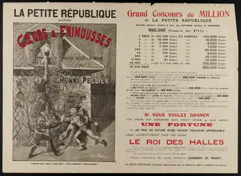 estampe LA PETITE REPUBLIQUE  publie  COEURS & FRIMOUSSES 1969.36.144 Photo
