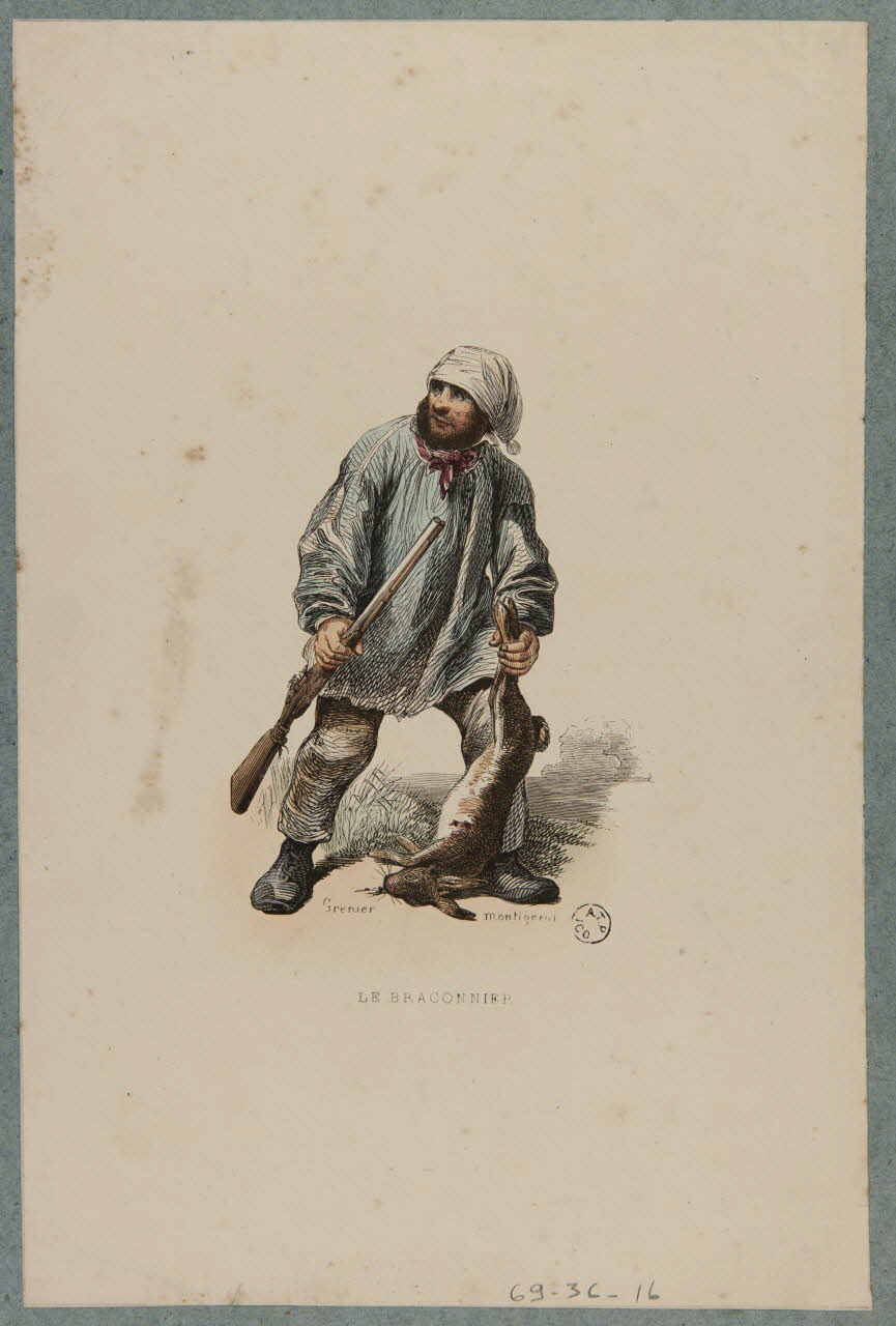 estampe LE BRACONNIER 1969.36.16 Photo