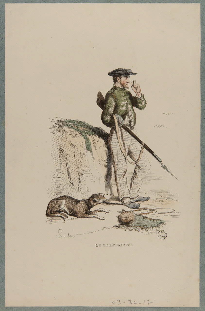 estampe LE GARDE-COTE. 1969.36.17 Photo