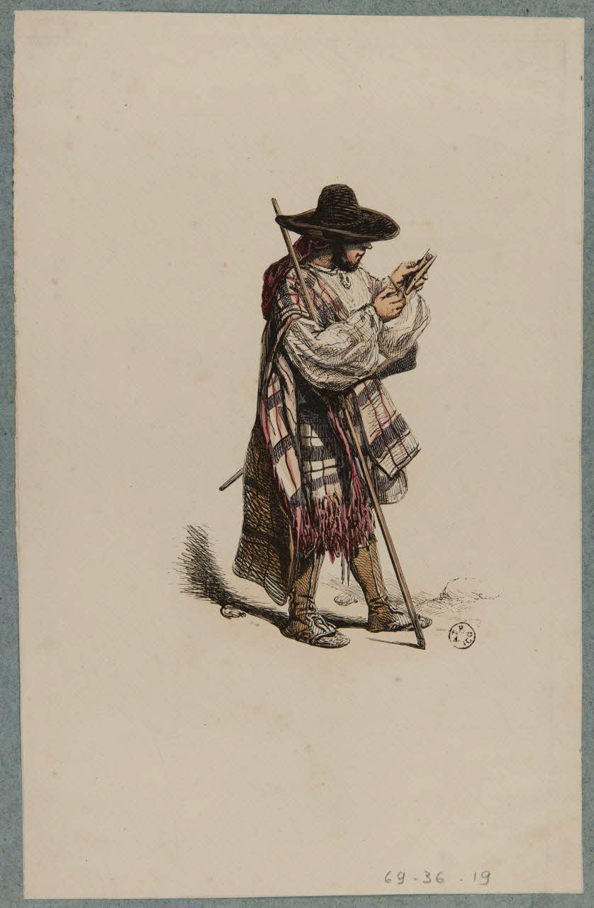 estampe Homme 1969.36.19 Photo