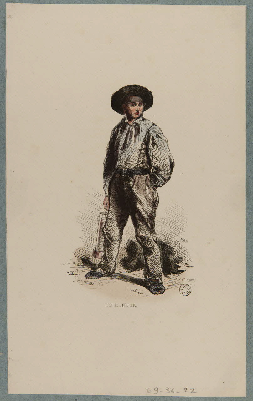 estampe LE MINEUR. 1969.36.22 Photo