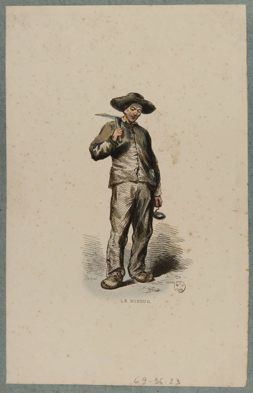 estampe LE MINEUR. 1969.36.23 Photo