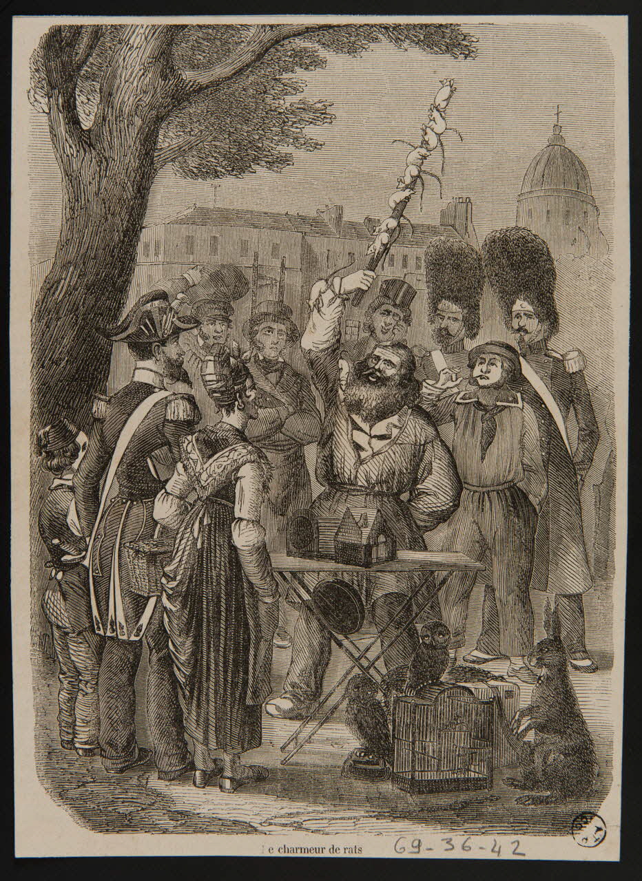 estampe Le charmeur de rats 1969.36.42 Photo