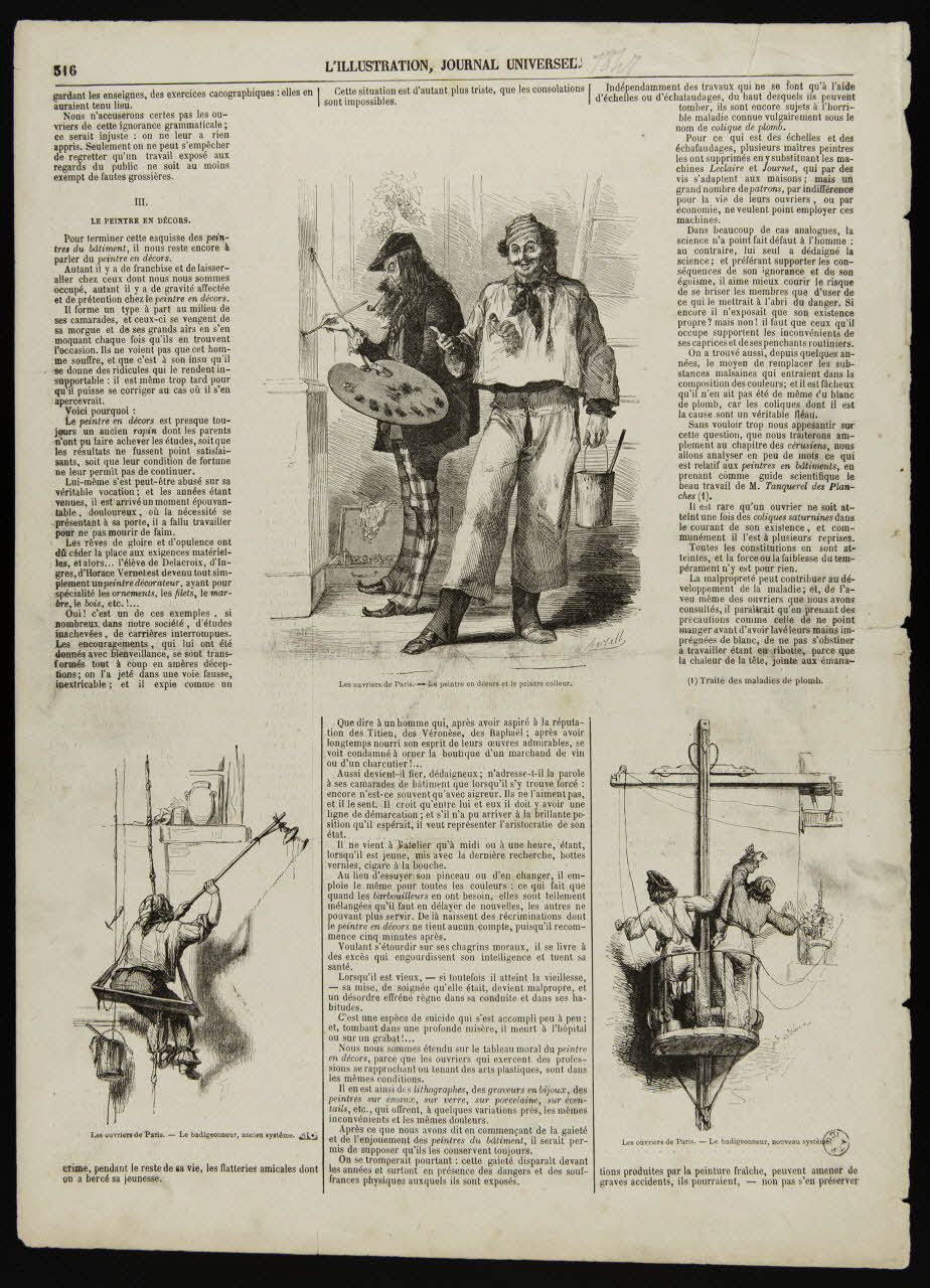 estampe Les ouvriers de Paris 1969.36.52 Photo